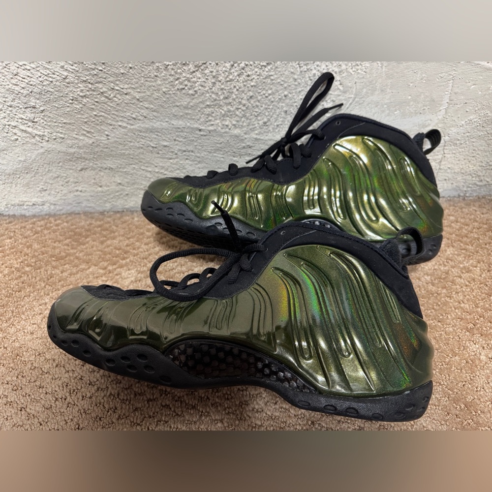 Nike Foamposite Legion Green. Worn once.